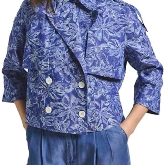 NWT Derek Lam 10 Crosby Elijah Cropped
Trench Jacket Small - Picture 2 of 13